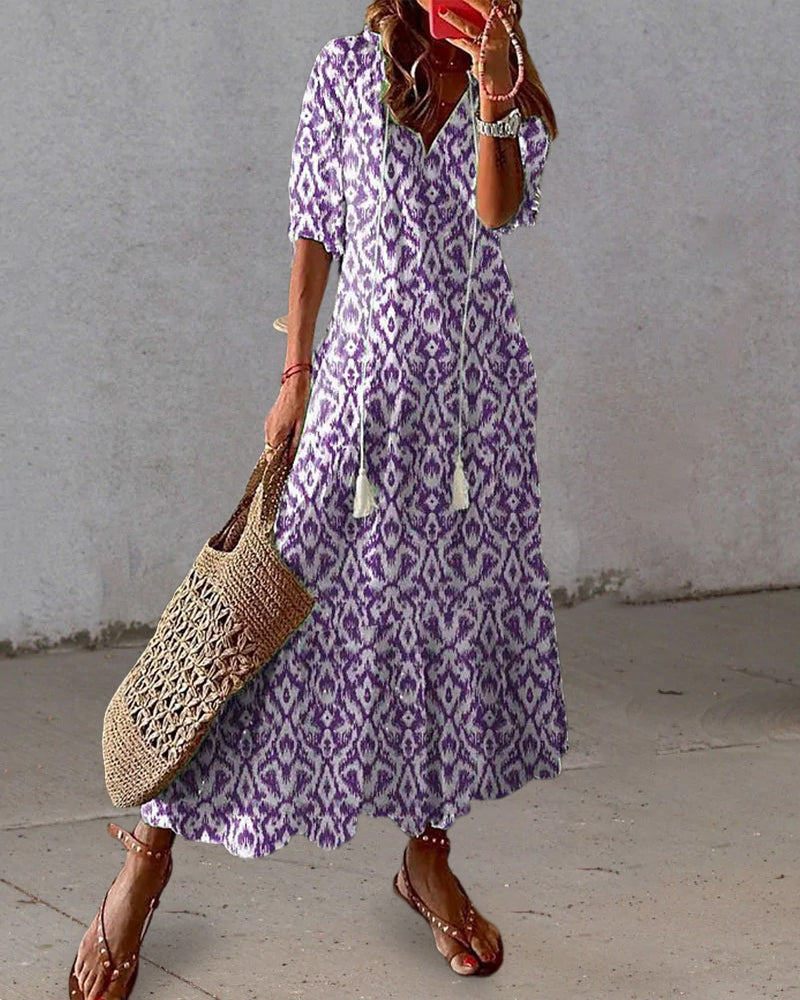 Béa™|Boho vintage kjole