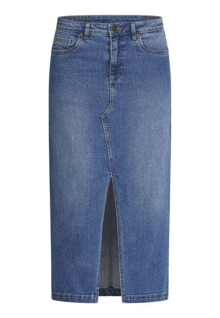 Sarah™ | Elegant denimskjørt