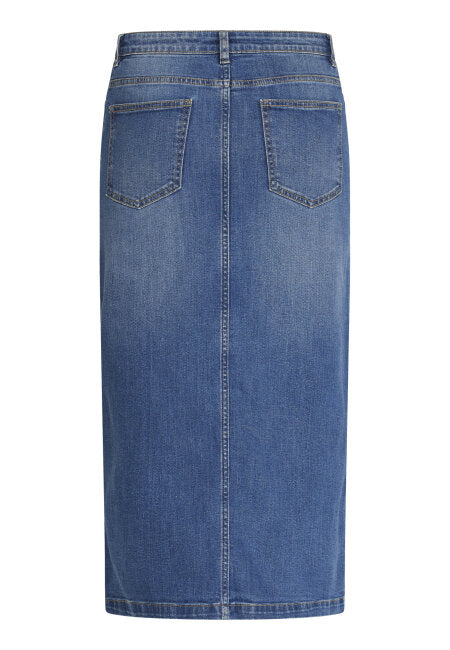 Sarah™ | Elegant denimskjørt