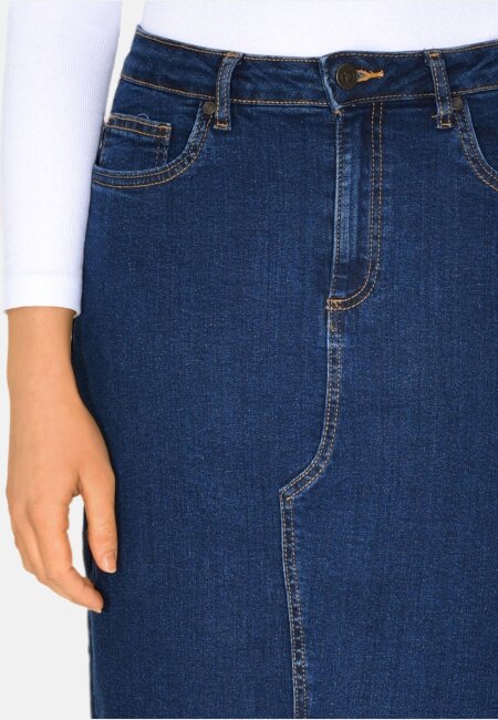 Sarah™ | Elegant denimskjørt