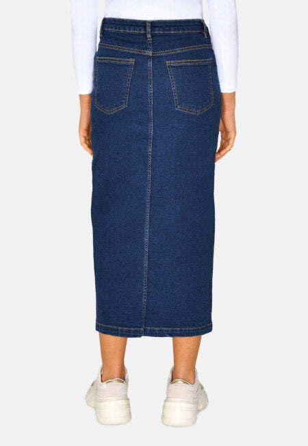 Sarah™ | Elegant denimskjørt