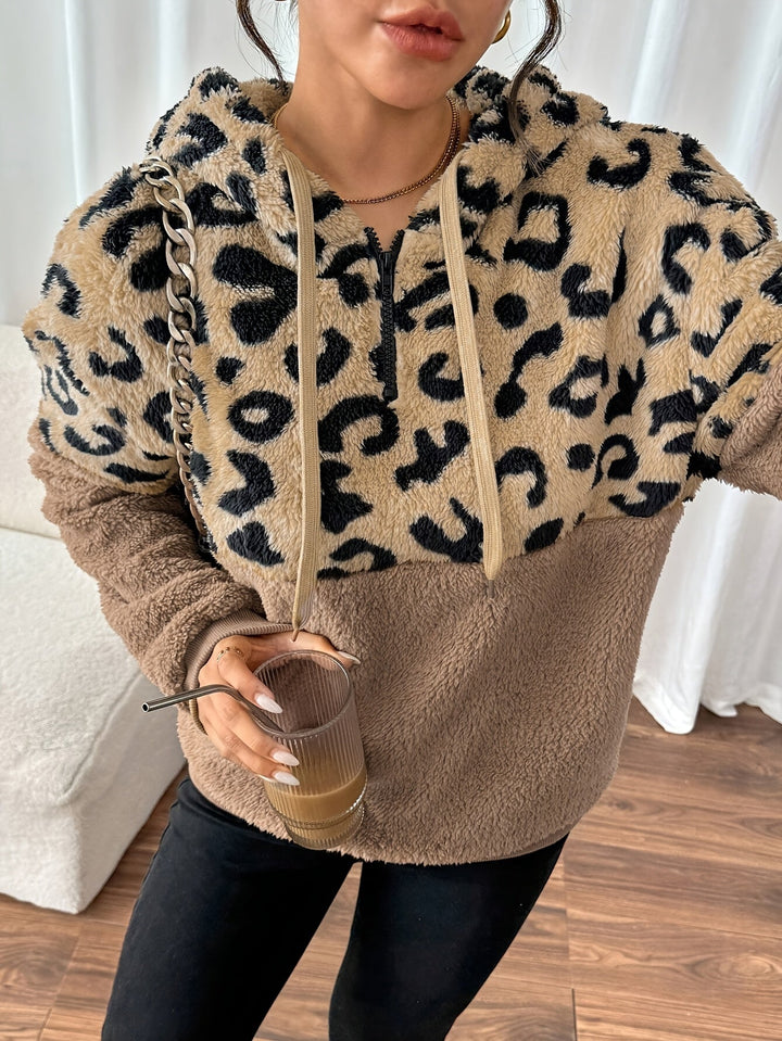 luna™ | leopard hoodie